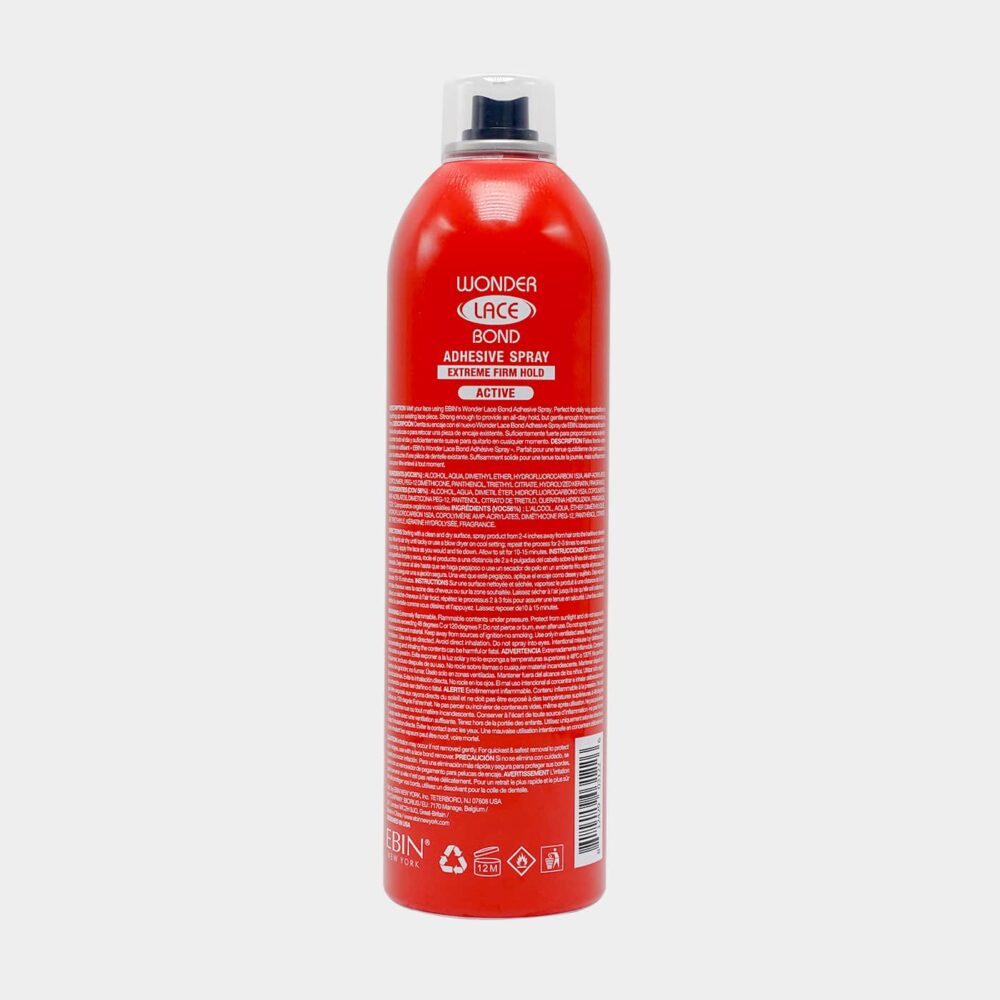 Wonder lace bond wig adhesive spray – extreme firm hold (14.2oz/ 400ml) – Image 3