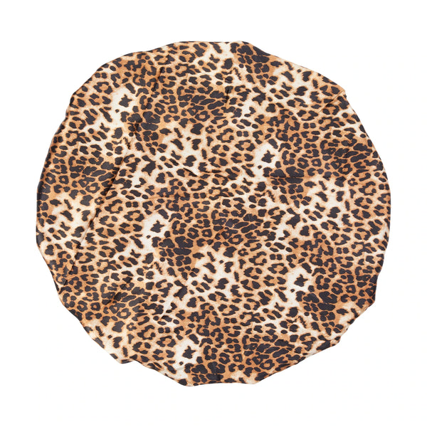 DIAMOND BLING BONNET SJ LEOPARD RED – Image 5