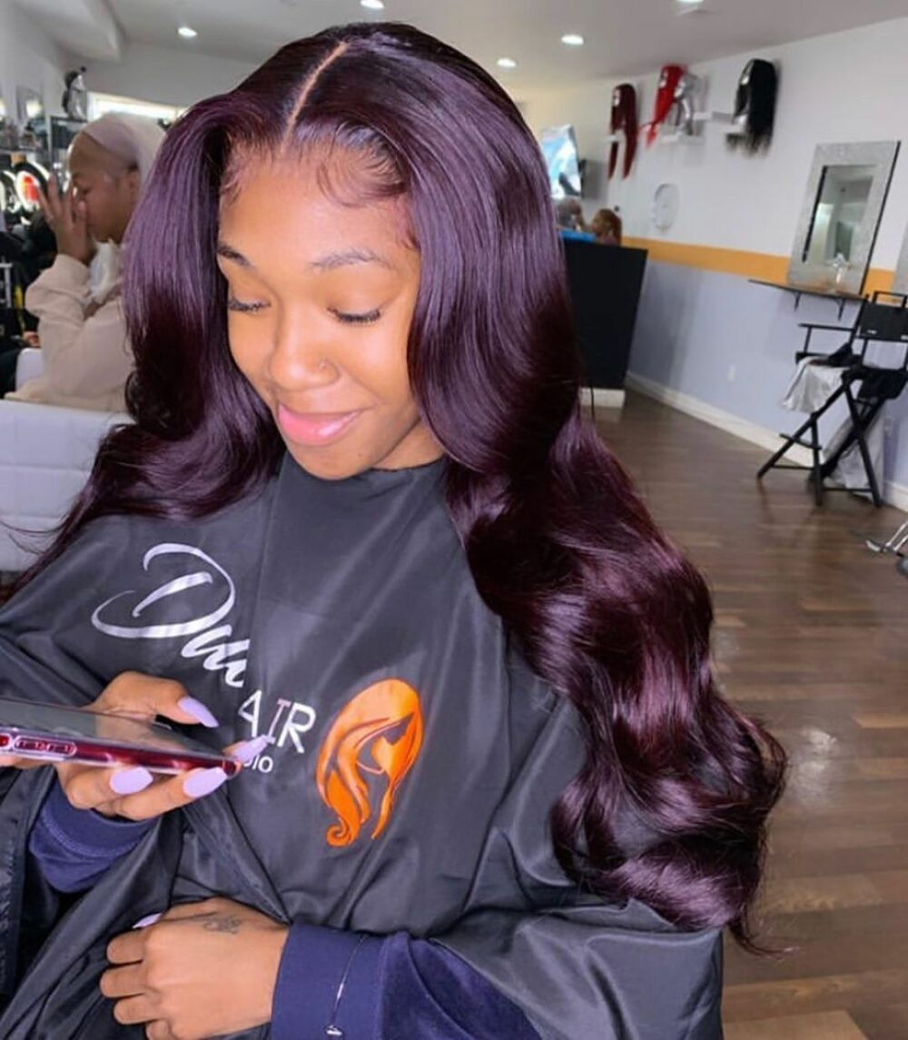 WIG DARK PURPLE – Image 2