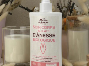 Le Lait corporel au lait d'ânesse Oléanat bio 250ml