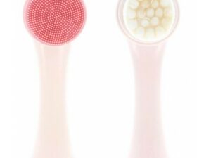 Brosse visage nettoyante et exfoliante 2-en-1