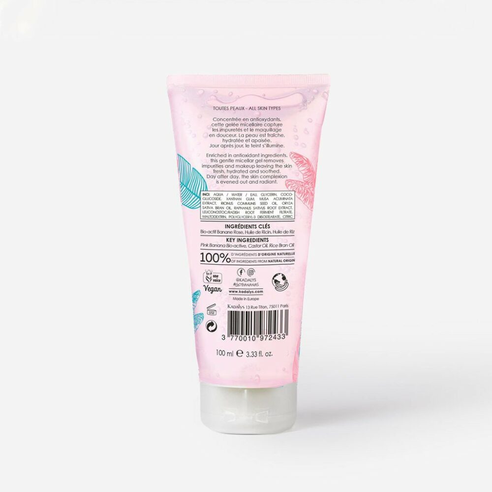 Gelée Micellaire Douceur Banane Rose Kadalys – Image 2