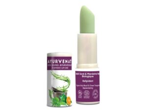 Soin lèvres Bio au basilic sacré et à la mandarine verte Ayurvénat